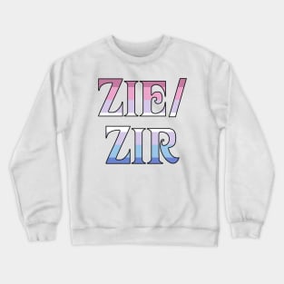 Bigender Zie/Zir Crewneck Sweatshirt